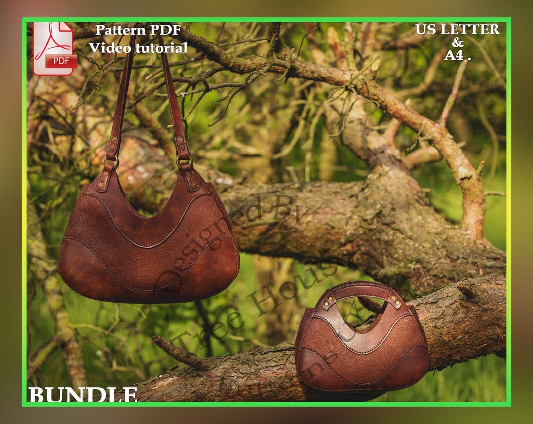 Bundle for Shoulder Bag and Handbag Leather Pattern PDF - Etsy