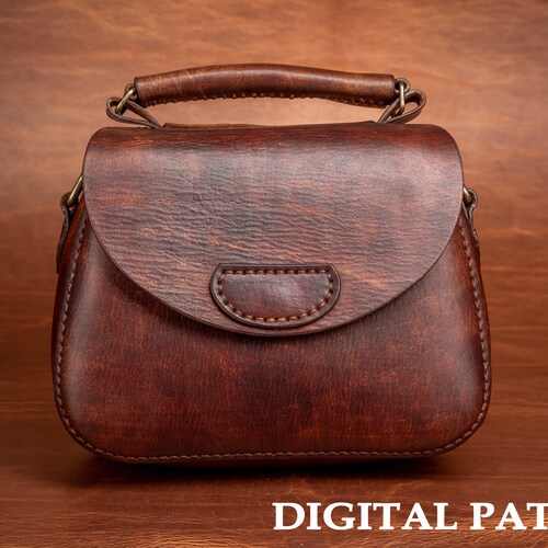 Leather PDF Pattern for Classic Saddle Bag Leather PDF Etsy Canada