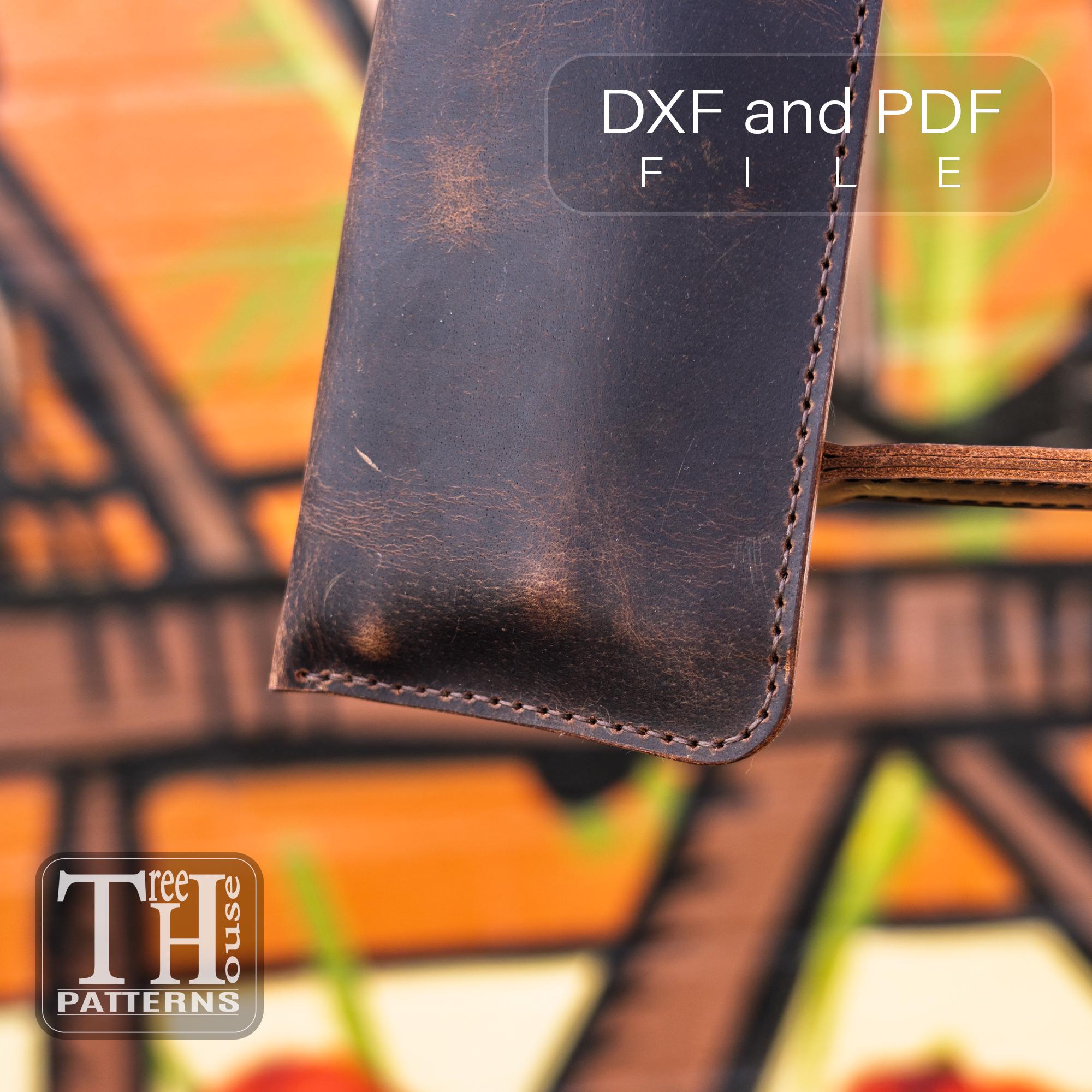 Leather Pool Cue Case Pattern: PDF DXF Digital Template for DIY