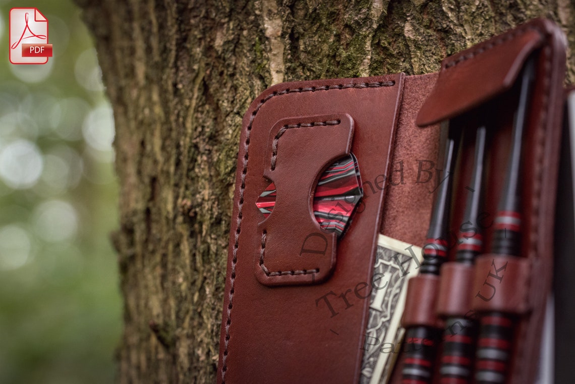 Leather PDF Pattern for Dart Case Digital Pattern for Darts Etsy UK