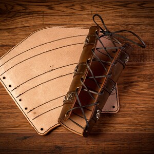 Medieval Arm Guard Leather Pattern PDF - Etsy