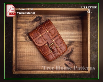 Medieval Belt Bag Leather Pattern: Beginner-Friendly Waist Bag (PDF)