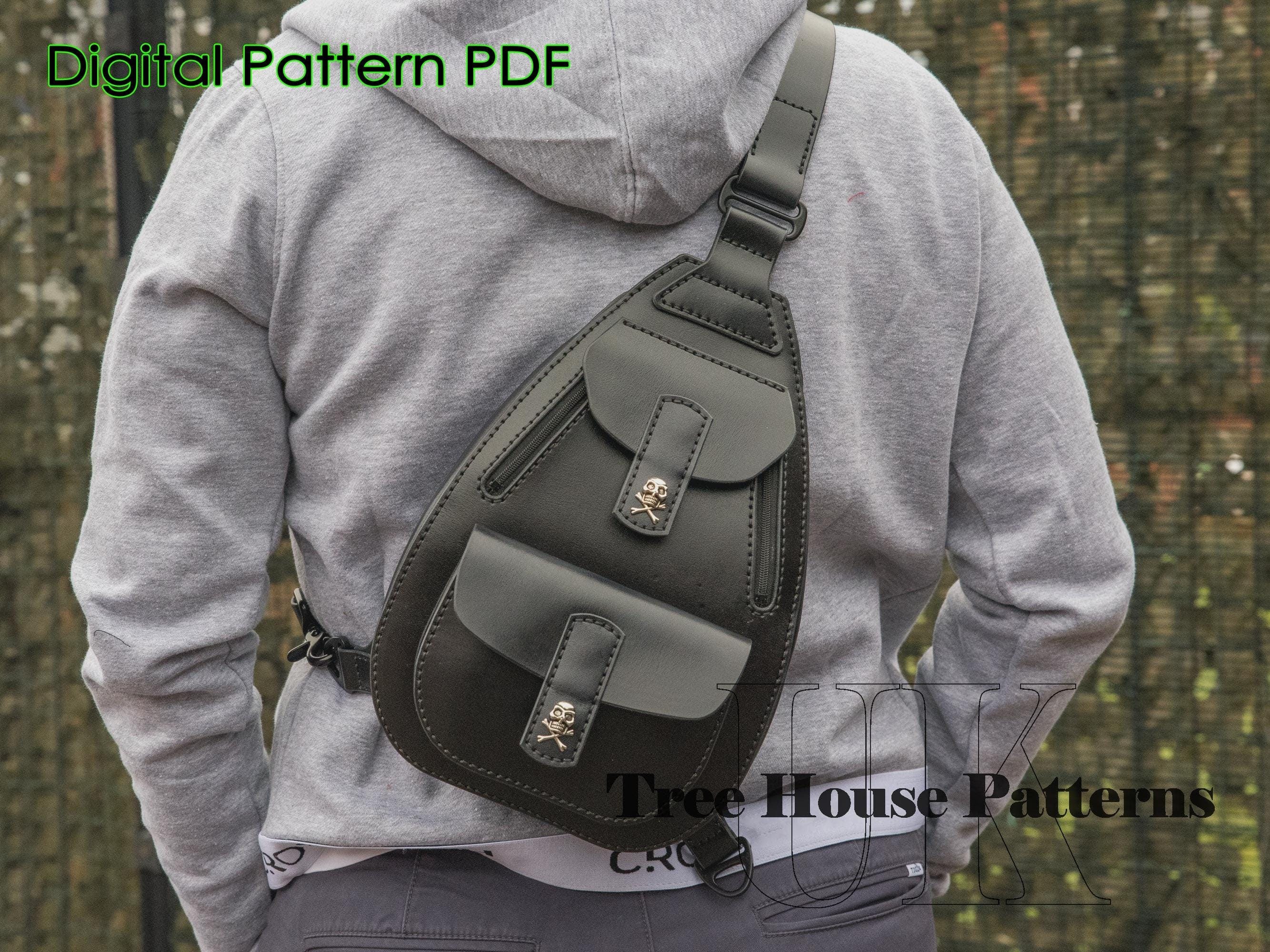 Sling Bag - Backpack - Leather Pattern PDF - Etsy