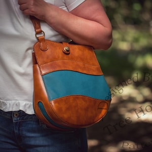 Shoulder Bag Leather Pattern PDF - Tote Bag Digital Template - Etsy
