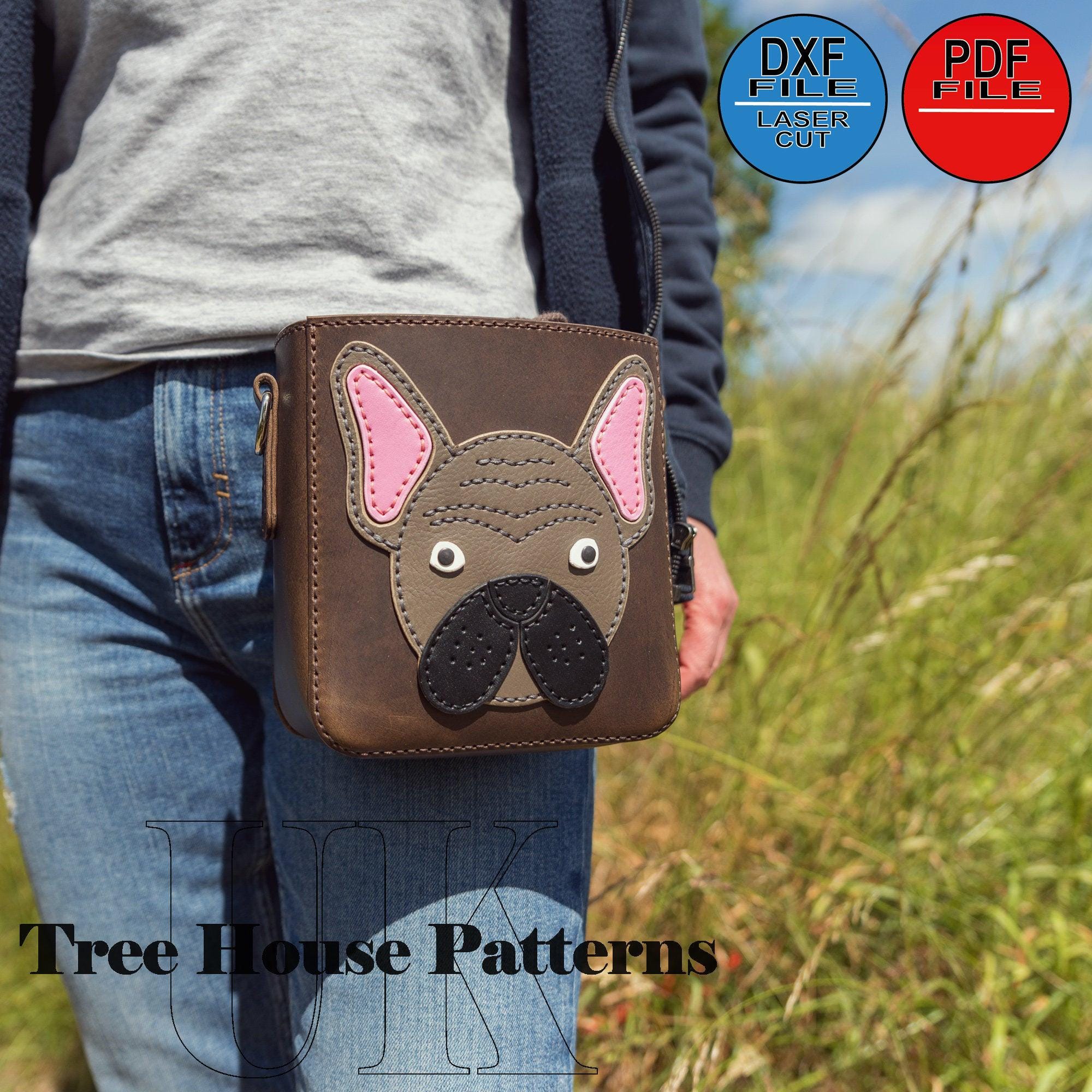 Leather Pattern PDF, DXF for Dog's Treats Bag, Dogs Reward Pouch Template - Etsy leather-pattern-saddle-bag-pattern-tool-bag-bike-bag-bicycle-bag-bag-pattern-small-bag-diy-pdf-etsy