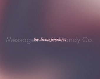 The Divine Feminine Desktop Wallpaper