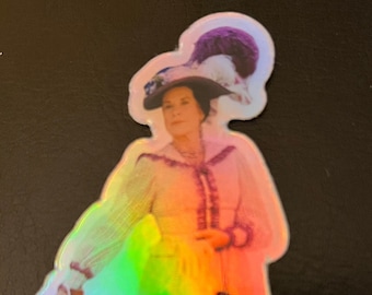 ¡Pegatina holograma Harriet Oleson!