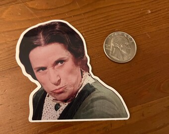 Sarcastic Harriet Oleson Head LH Sticker Your favorite LHOTP Mercantile Owner! Free Letter! Free Shipping!