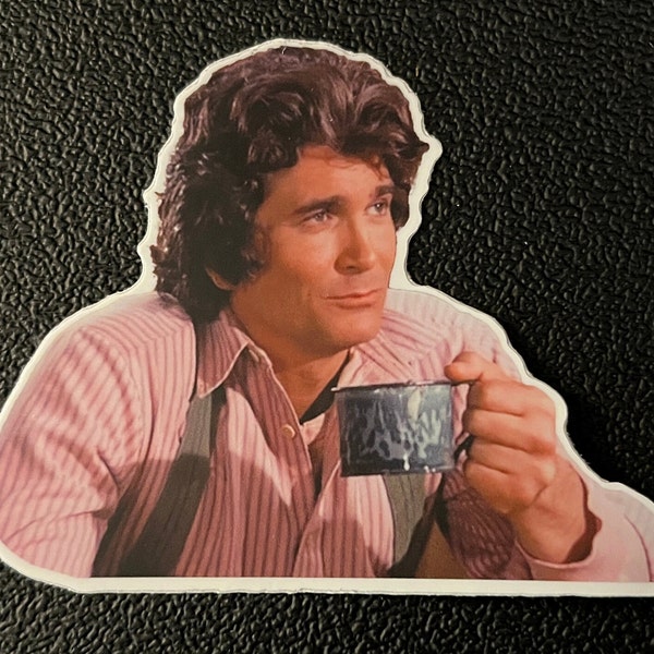 Charles Ingalls having a cup of coffee!  It must be midnight! From Little House on the Prairie - Free Shipping!