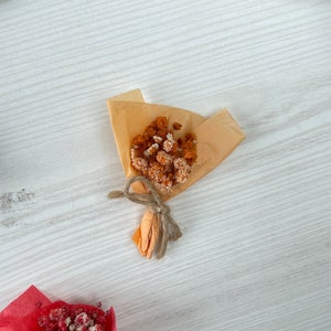 Mini bouquet di fiori, bomboniere per matrimonio, bomboniere rustiche per matrimonio, lancio di fiori e coriandoli per matrimonio, ecologici, regali per damigelle d'onore, bomboniere per feste