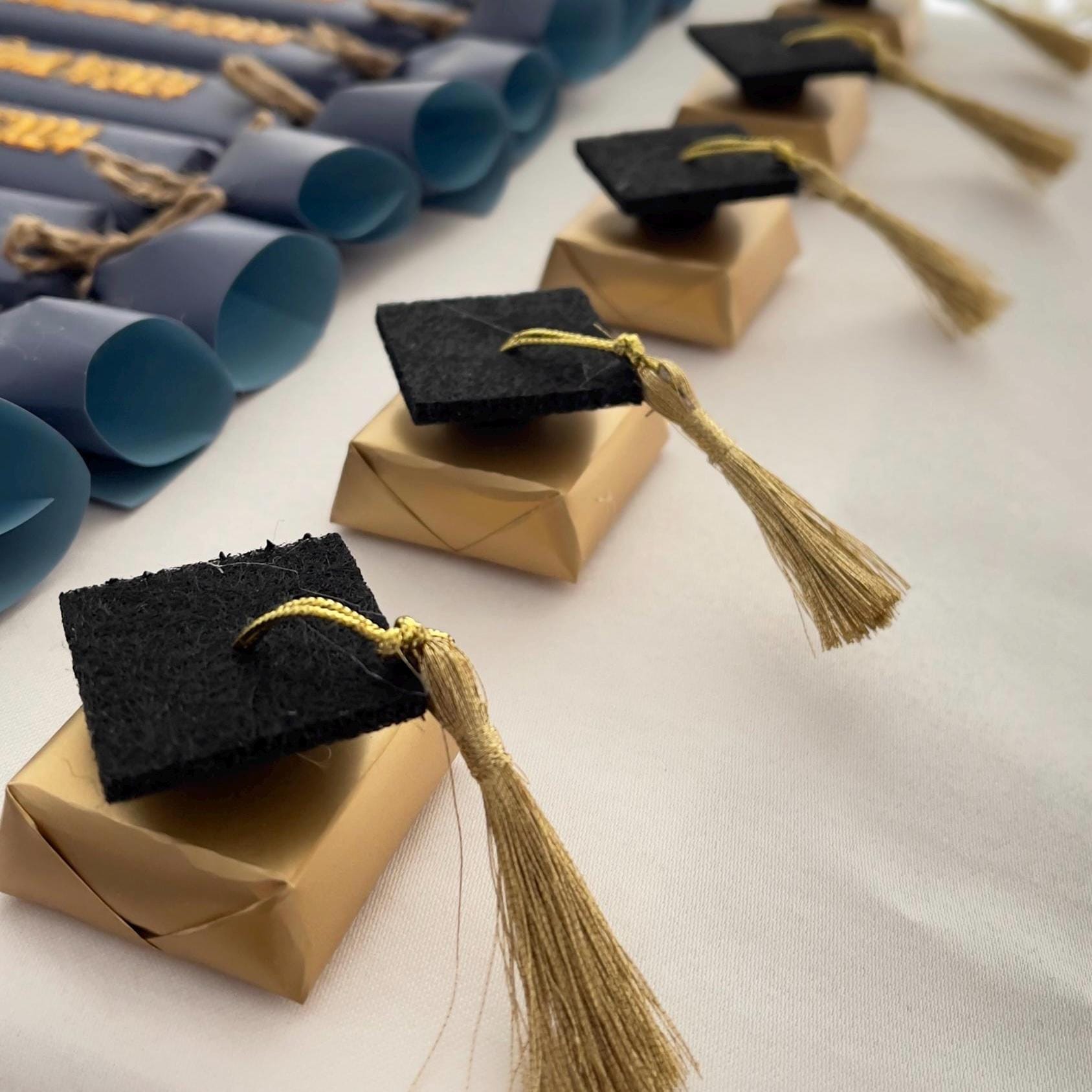 Graduation Chocolate Favors 2025,  Graduation Favors For Guests , Class Of 2025, Graduation Candy, Graduation Gifts, Dubai Chocolates