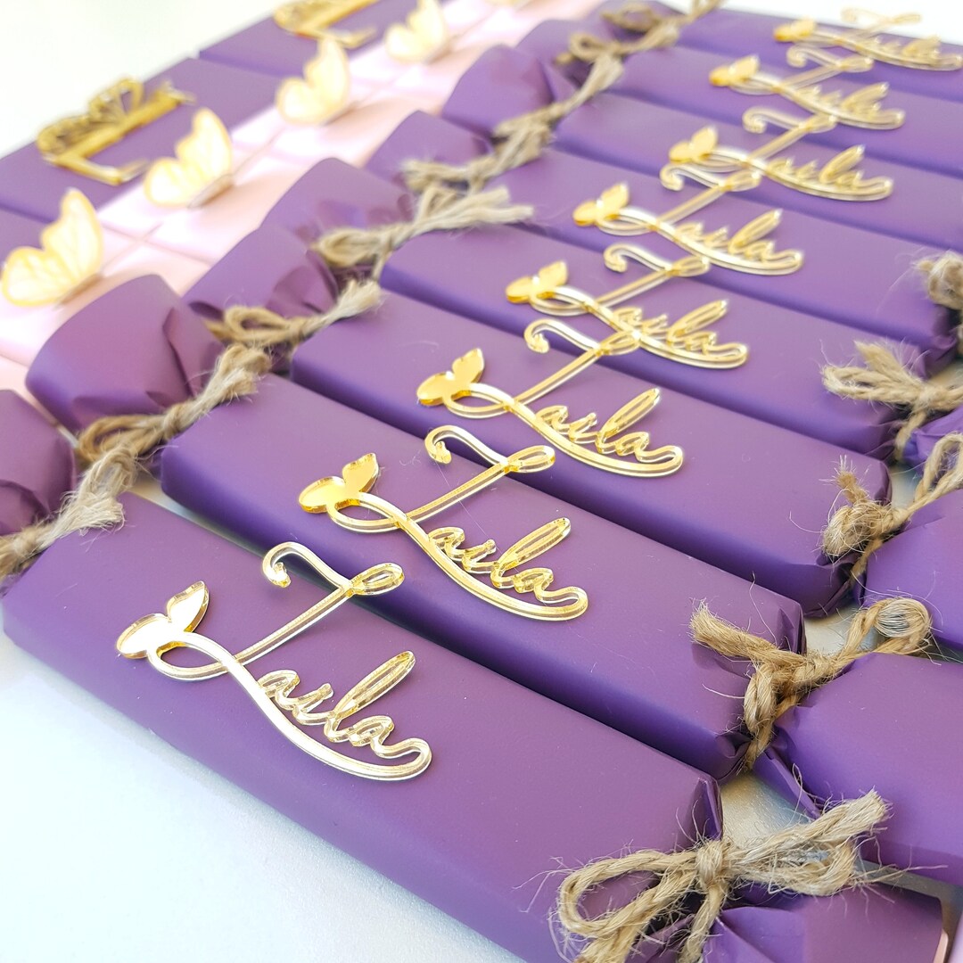50PCS Chocolate Wedding Favors, Wedding Candy, Chocolate Favours