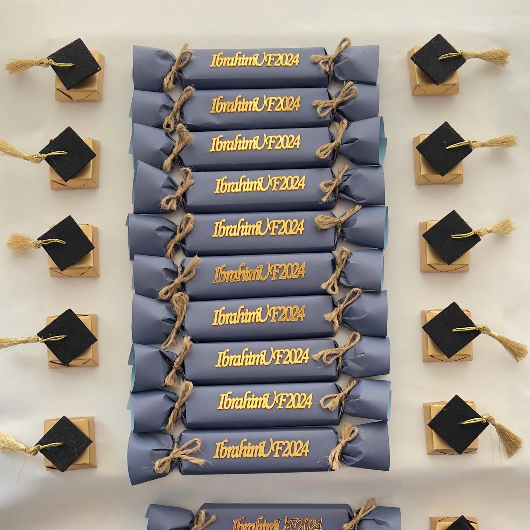 Graduation Chocolate Favors 2025,  Graduation Favors For Guests , Class Of 2025, Graduation Candy, Graduation Gifts, Dubai Chocolates