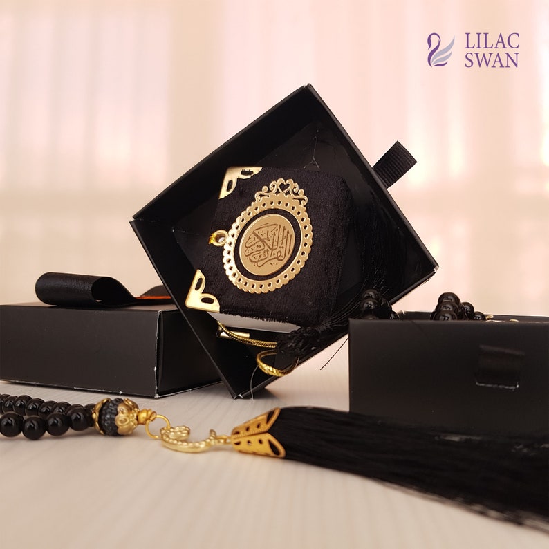 Luxury Islamic Gift Set Custom Mini Quran and Rosary Islamic Etsy