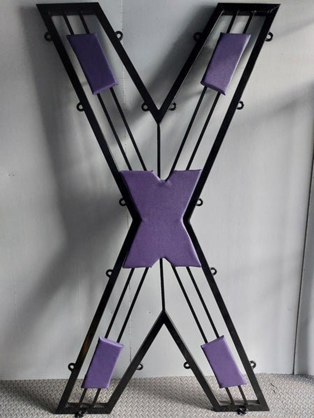 Bondage St Andrew Cross X-rack BDSM Metal Leather Choice