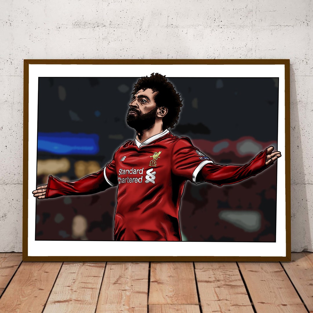 HWC Trading Mohamed Mo Salah Liverpool Gedruckte