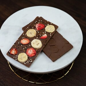 Strawberries & Bananas Premium Chocolate Bar