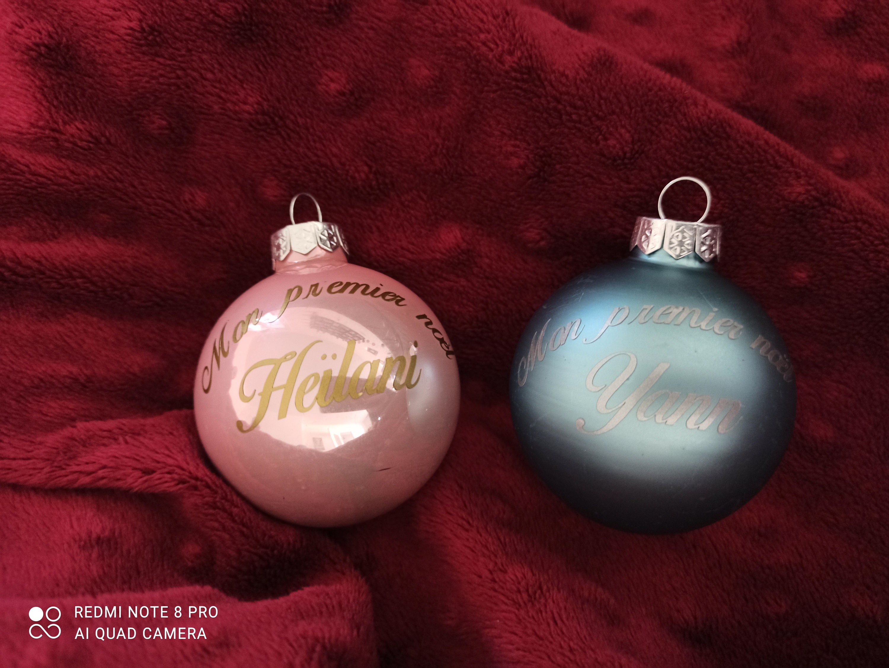 Boule de Noël Personnalisée