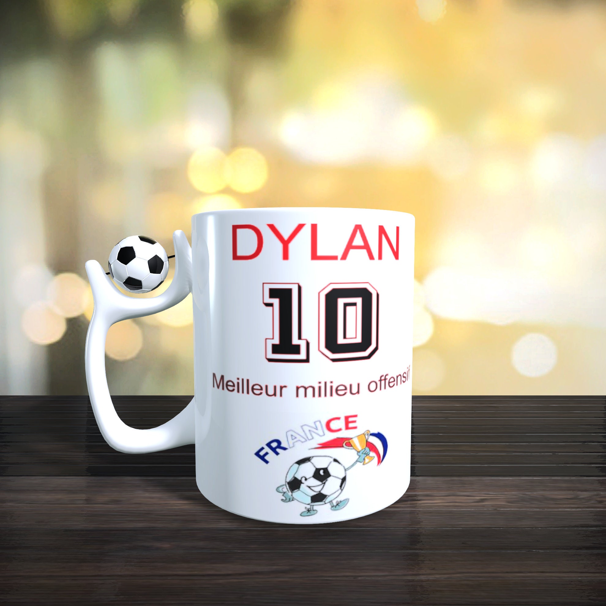 Mug Football Personnalisé