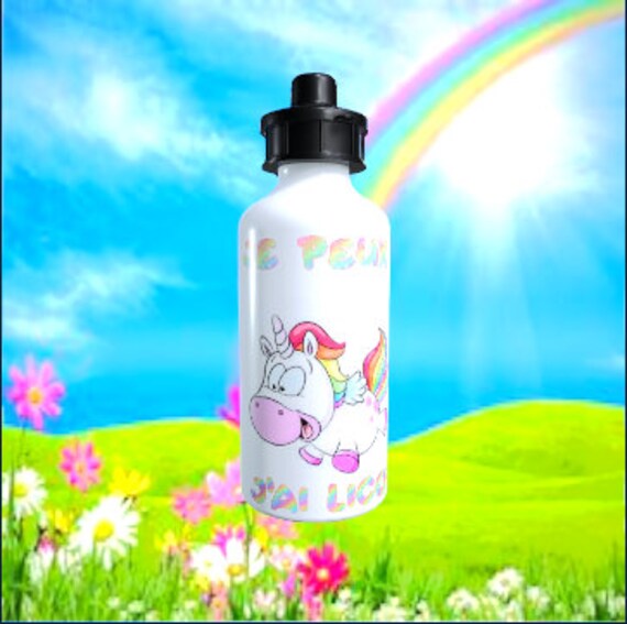 Gourde Licorne Personnalisable