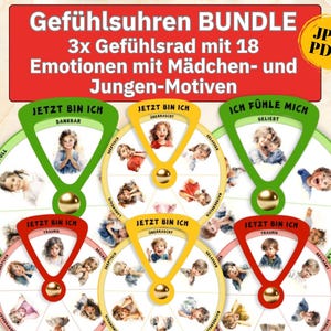 Ruota delle emozioni bambini sentimenti, ruota delle emozioni, ruota girevole bambini volti stampabili, ruota delle emozioni materiale Montessori, immagine volti orologio sentimenti