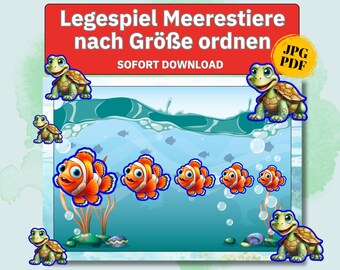 Legespiel Größenordnung Sortierspiel Montessori Spielzeug, Zuordnungsspiel Größen sortieren Lernspiel Spielzeug Kleinkinder Wimmelbilder pdf