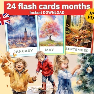 4 seasons learning posters montessori seasons flashcards, seasons learning cards, Months of the year cards months cards, seasons poster pdf