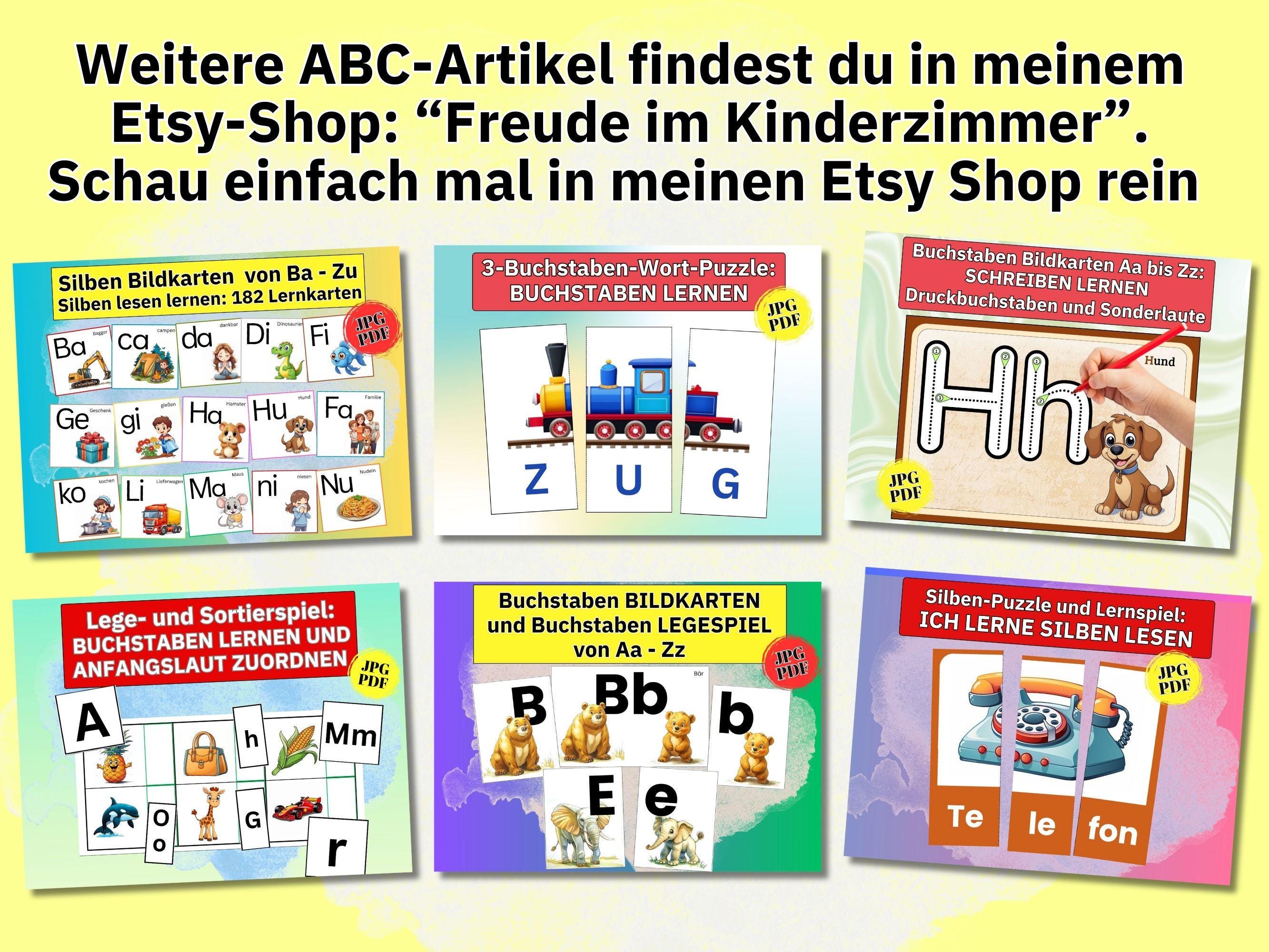 ABC Alphabet Worksheets for Elementary School, Materials for Children ...