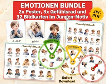 Tarjetas ilustradas para niños, emociones de preescolar, tarjetas de sentimientos para niños, sentimientos para niños, aprender a nombrar sentimientos, rueda de sentimientos, emociones de jardín de infantes