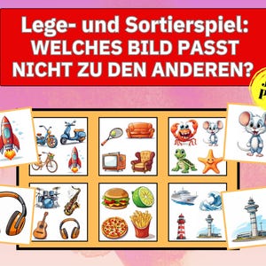 Logik Spiel Reise Lernspiel kinder Legespiel Montessori Sortierspiel, Zuordnungsspiel logisches Denken Aktivitäten Kinder Karten Logikpuzzle