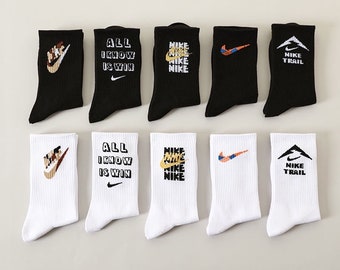 5 pairs of Socks | Crew Socks | Black and White set of 5 | Sport Socks |Unisex Socks | Men Socks | Women Socks