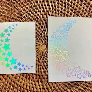 Moon Star Decal, All Weather Decal, Car Decal, Bumper Decal, Best Friend Gift, Water Bottle Decal, Sticker Decal, Valetine&#39;s Day Gift