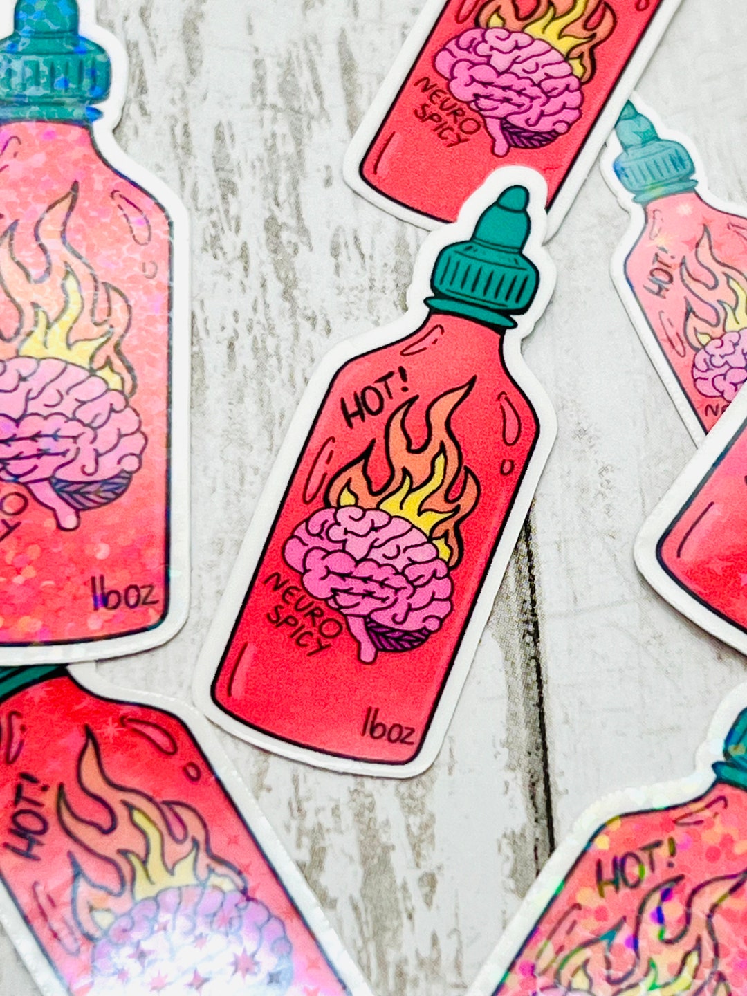 Spastic Sticker Neuro Spicy Stickers, Funny Sticker, Sarcastic Sticker, Mental Health ...