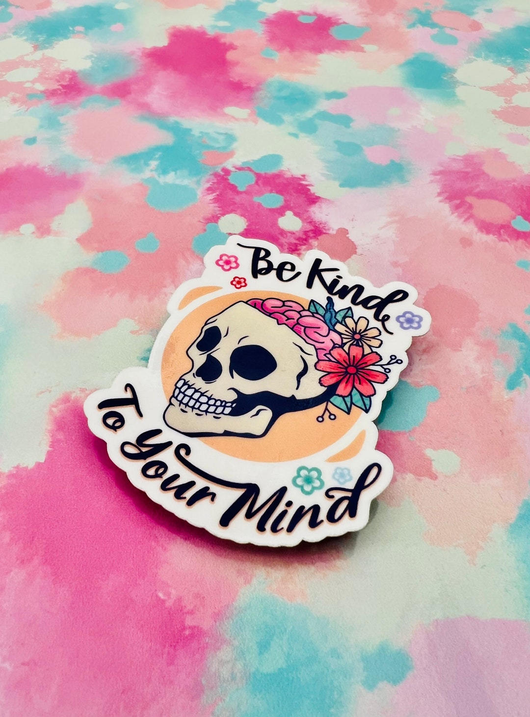 Be Kind to Your Mind Sticker, Mental Health Sticker, Laptop Sticker ...