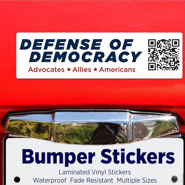 Democracy Bumper Stickers Etsy