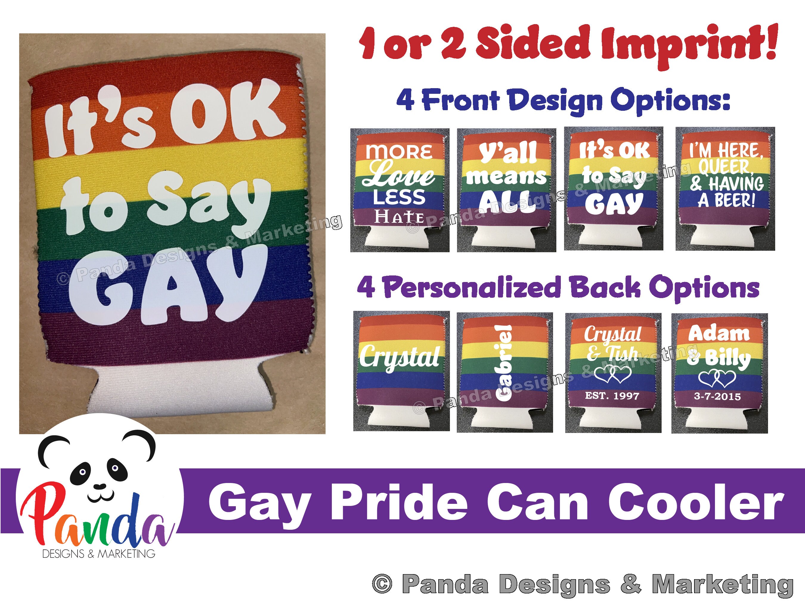 Sounds Gay I'm In, LGBTQ, Funny Can Cooler, Gay Pride, Neoprene