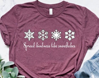 Camisas Mujer Snowflake Sweatstitching Sleeves Christmas Camisas Mujer Snowflake Sweatstitching Sleeves Christmas