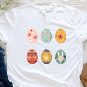 Easter T-Shirt, Easter Egg Shirt, Easter Egg Hunter Shirt, Easter Eggs, Cute Easter Outfit