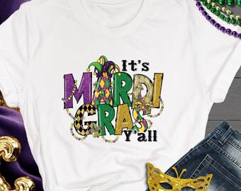 Mardi Gras T-Shirt: Fleur De Lis, Crawfish Season, New Orleans