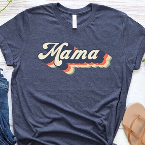 Retro Mama Mom Shirt, Vintage Cool Mom Shirt, Mother&#39;s Day Shirt,  Mom Shirt, Gift For Mom