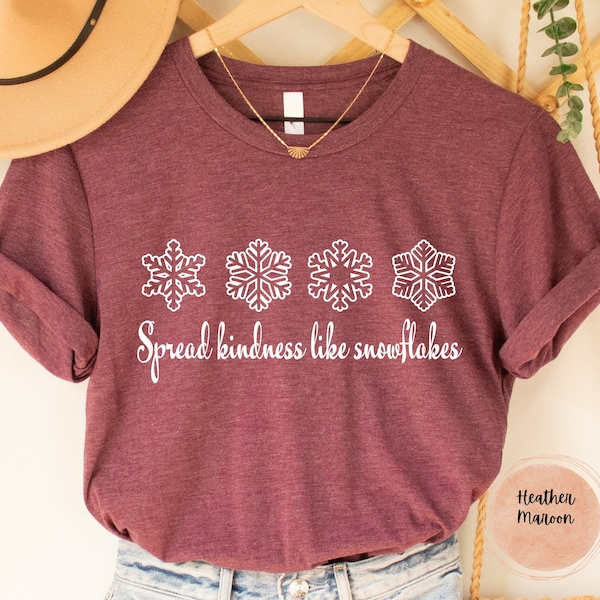 Spread Kindness Like Snowflakes Christmas T-Shirt