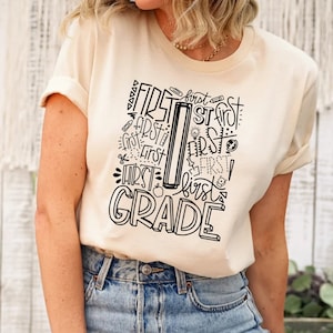 First Grade Teacher, Teacher Grade Gift, 1st Grade Shirt, First Grade Shirt, 1st Grade Team Shirt, 1st Grade Grad Gift, Teacher Squad Shirts