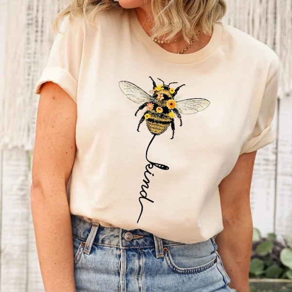Be Kind Shirt, Bee T-shirt, Kindness Matters Shirt, Motivational Shirt, Inspirational Shirt, Positive T-shirt, Bee Shirt, Shirt With Bee