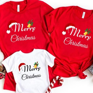 Merry Christmas Shirt, Santa Christmas Shirt, Merry Christmas Family Shirt ,Mama and Mini Christmas Shirt, Cute Christmas Shirts