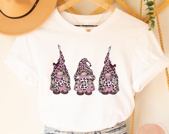 Leopard Print Mom Gnome Shirt, Mothers Day Gift