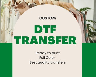 Custom DTF Transfers: Ready to Press, Full Color Print