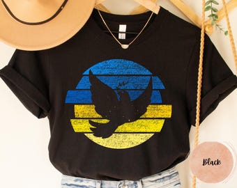 Ukraine Peace Dove Shirt • Support Tee, Historic August 18 Meeting