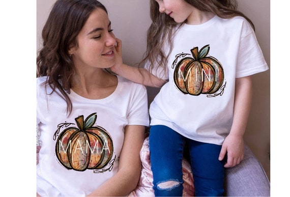 mommy and me pumpkin shirts