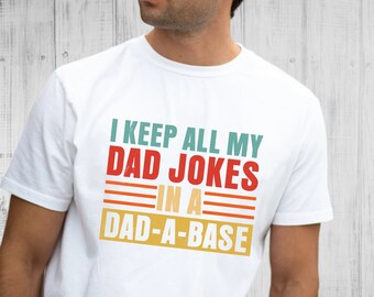 Retro Dad-A-Base Shirt: Funny New Dad Gift