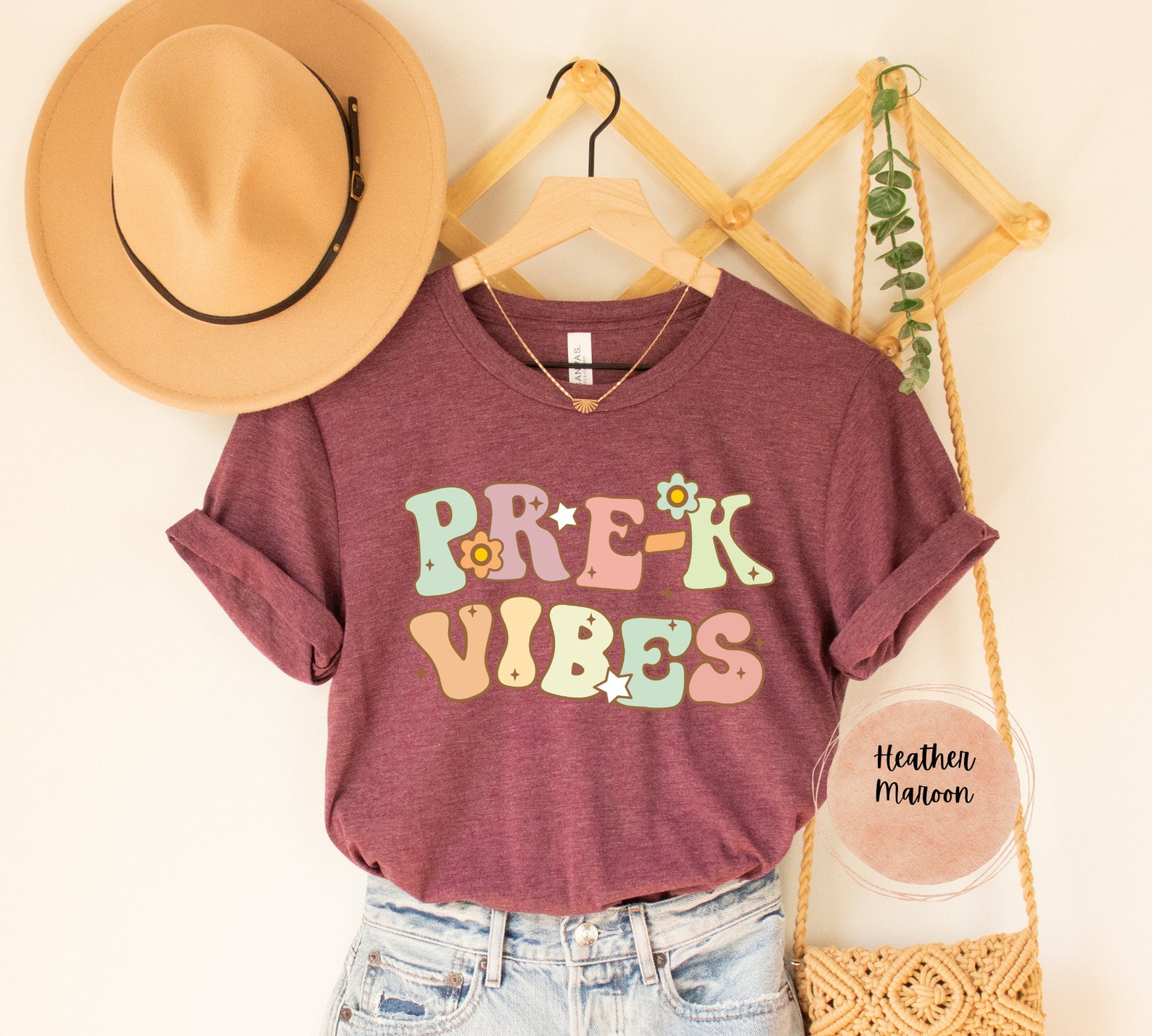 Pre-k Teacher Shirts Pre Kindergarten Vibes Teacher Tee - Etsy